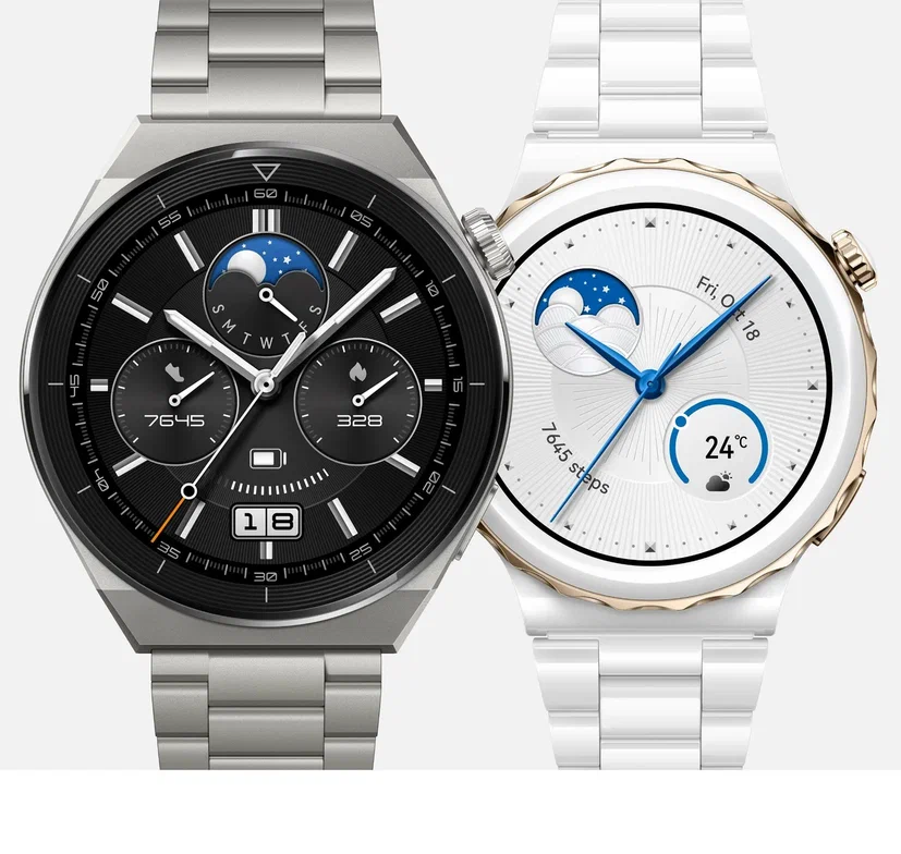 Huawei Watch GT 3 Pro: смарт-часы из титана и керамики с функцией ЭКГ