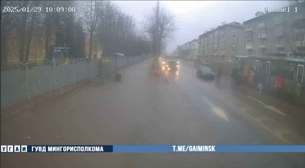 На Якуба Коласа сбили мужчину, когда он выходил из трамвая