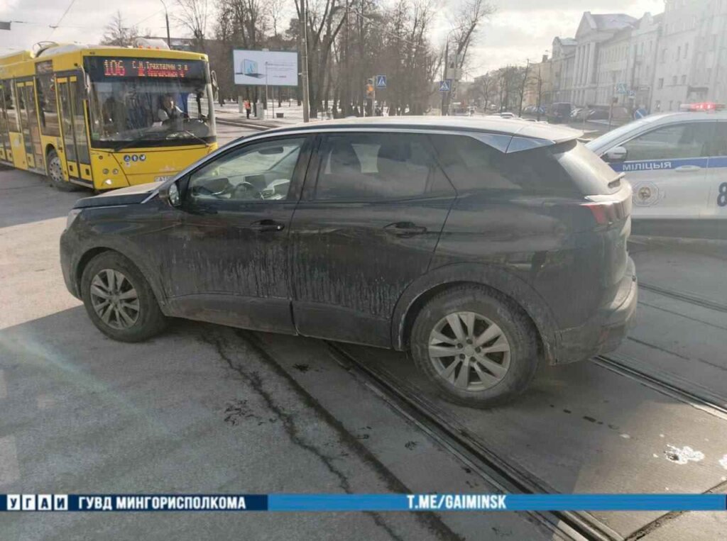 Две аварии участием общественного транспорта произошли в Минске