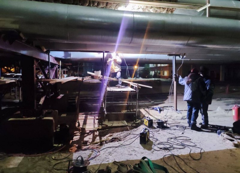 В Мозыре произошло повреждение тепловой магистрали - теплоснабжение восстановлено