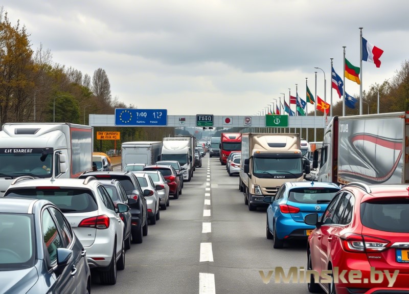 Очереди на границе не уменьшаются: въезда в ЕС ожидают 1155 транспортных средств