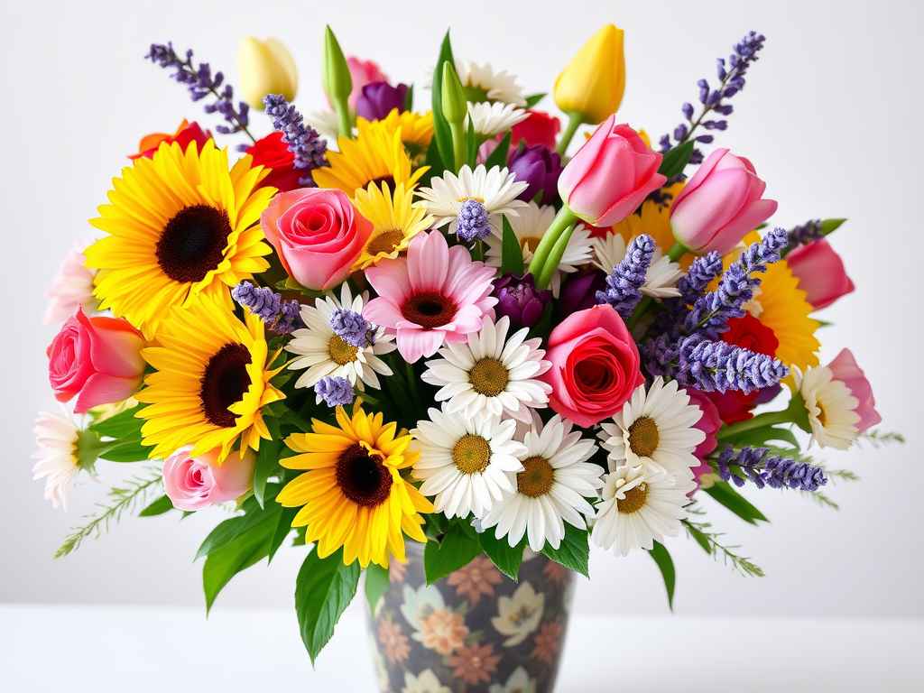 Как собрать красивый букет цветов на 8 марта