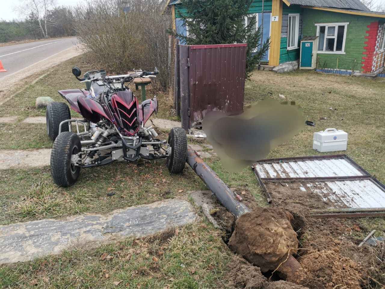 В Смолевичском районе погиб водитель квадроцикла