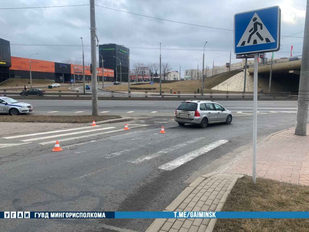 На Маяковского сбили пешехода на пешеходном переходе