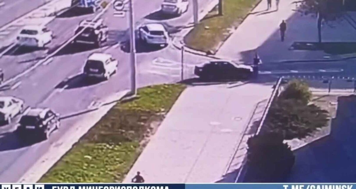 На Немиге водитель BMW сбил велосипедиста