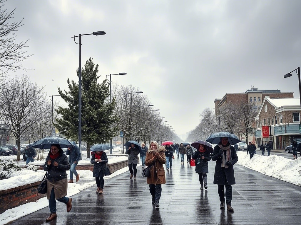 На неделю неутешительный прогноз: мокрый снег, ветер и до -5°С