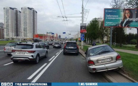 На Независимости авария с «Volvo» и «Hyundai»