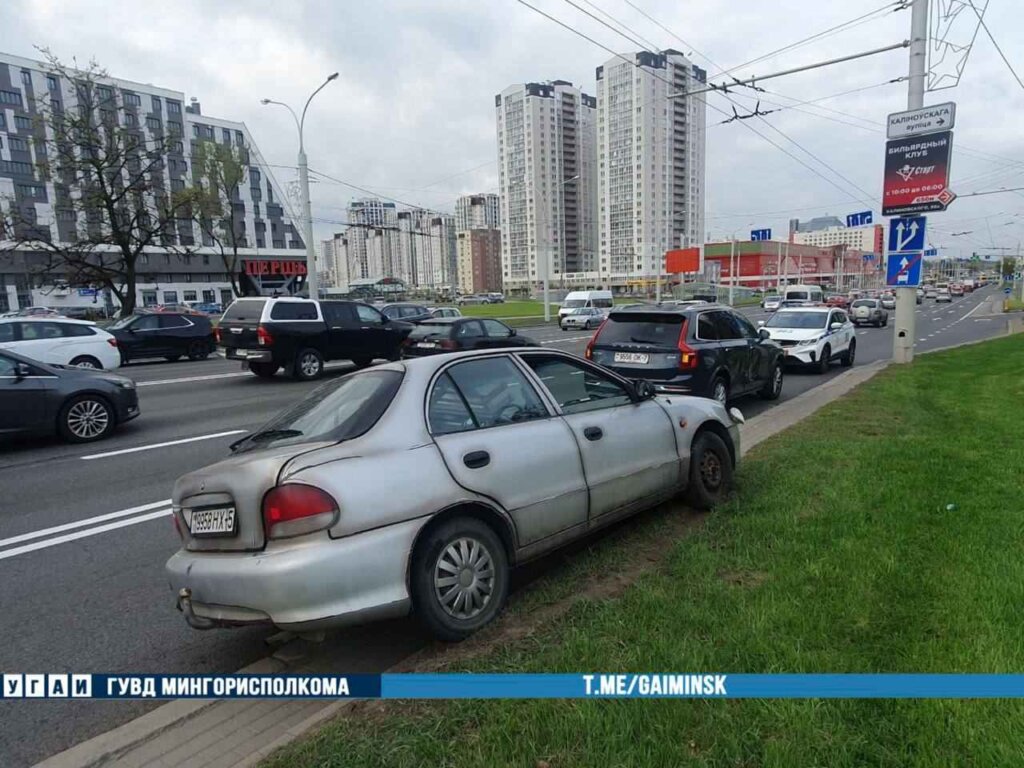На Независимости авария с «Volvo» и «Hyundai»