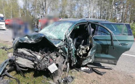 В аварии в Лепельском районе один человек погиб, трое получили травмы