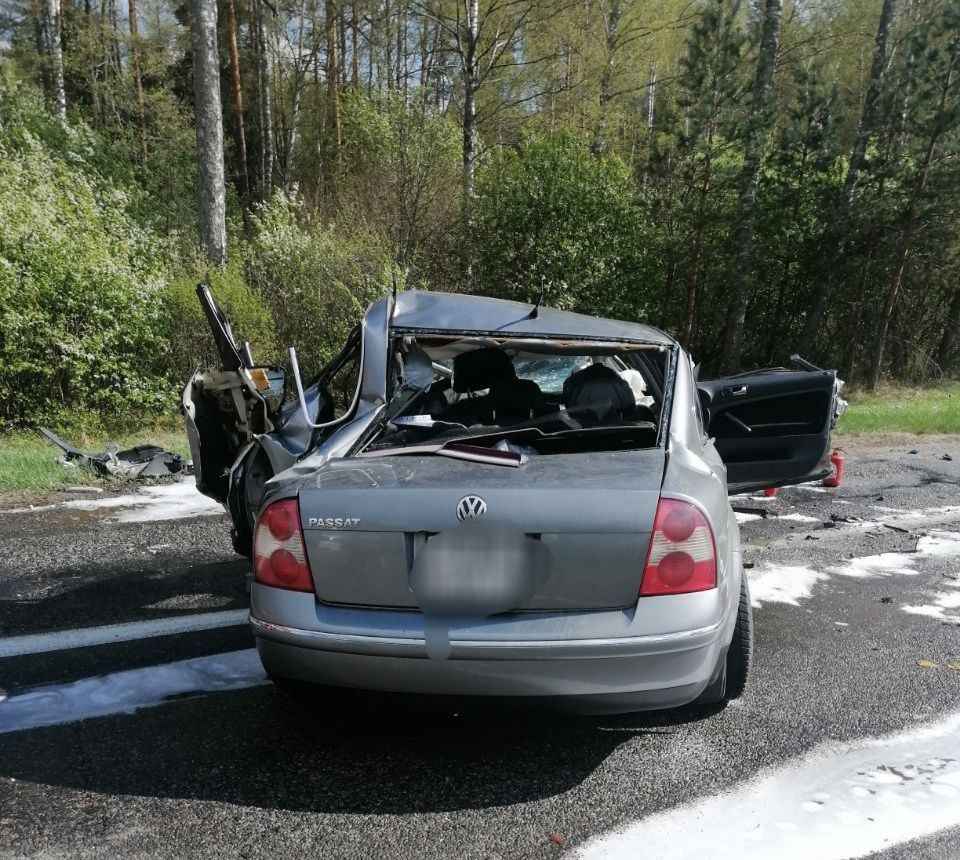 В аварии в Лепельском районе один человек погиб, трое получили травмы