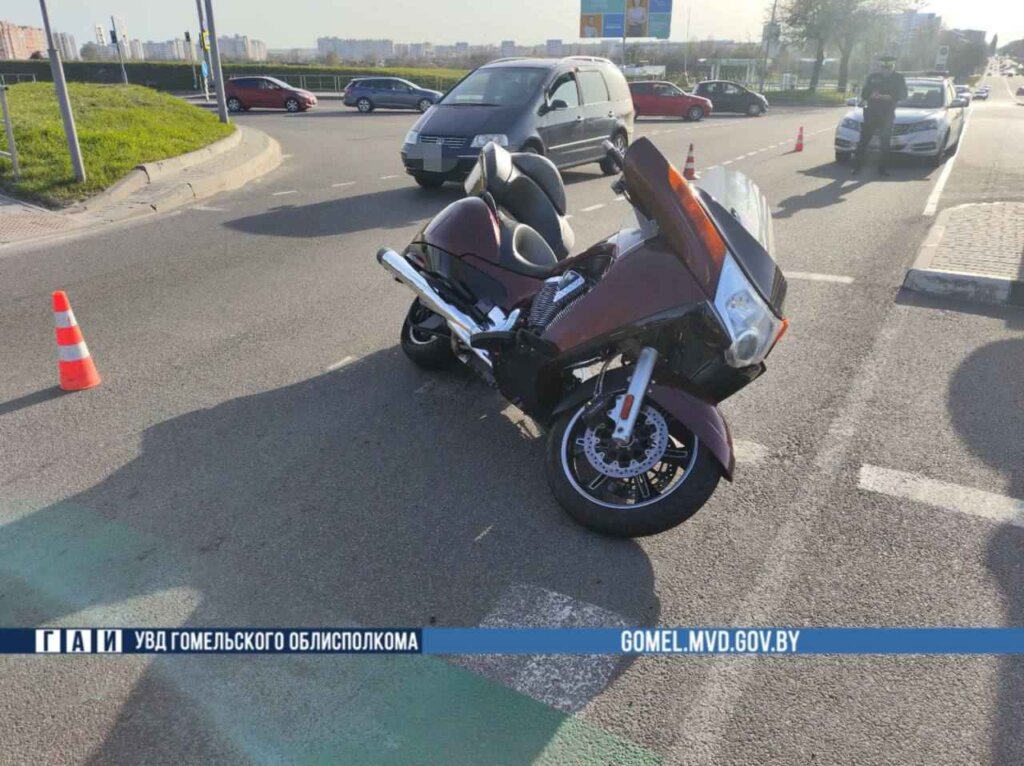 В Мозыре в аварии травмирован мотоциклист на «VICTORY VISION»