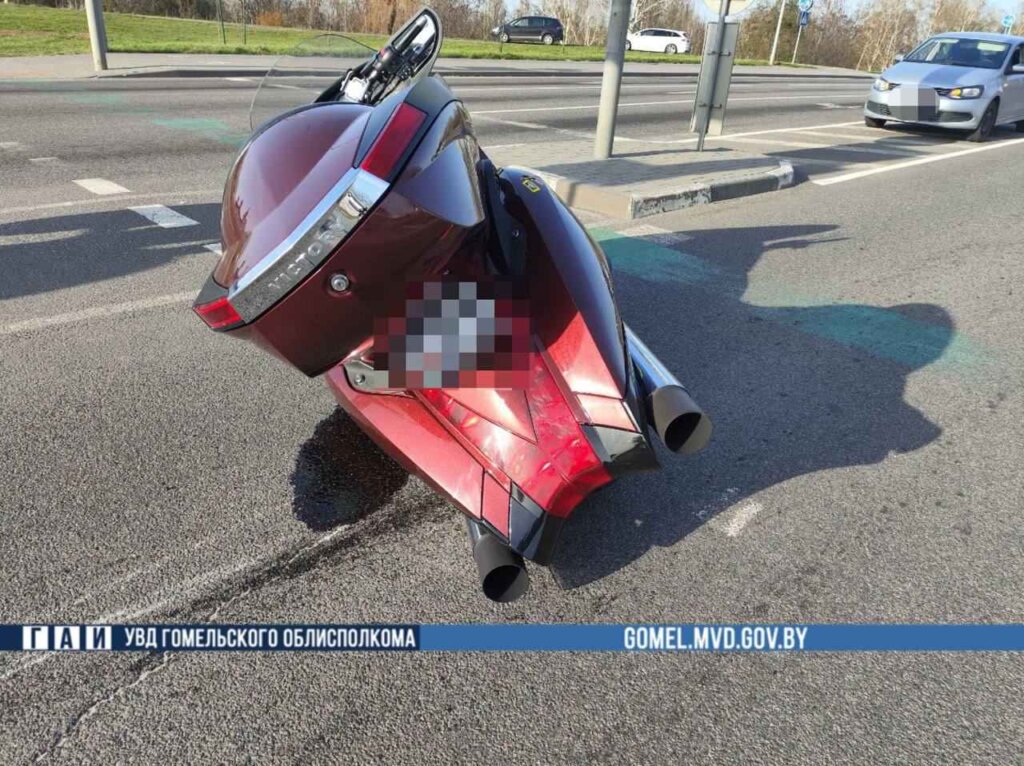 В Мозыре в аварии травмирован мотоциклист на «VICTORY VISION»