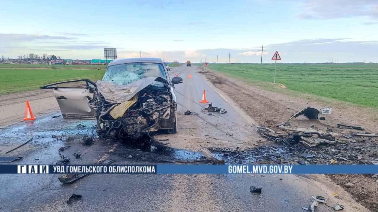 В аварии в Речицком районе погиб человек, еще двое получили травмы