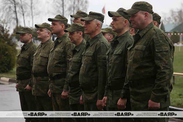 В Смолевичском районе проходит учебный сбор с военнообязанными территориальных войск