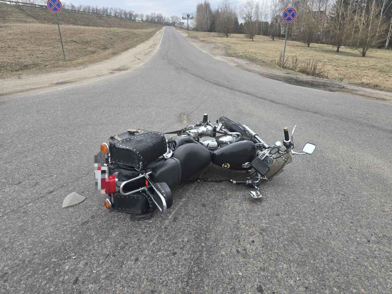 Мотоциклист на Yamaha попал в аварию в Минском районе