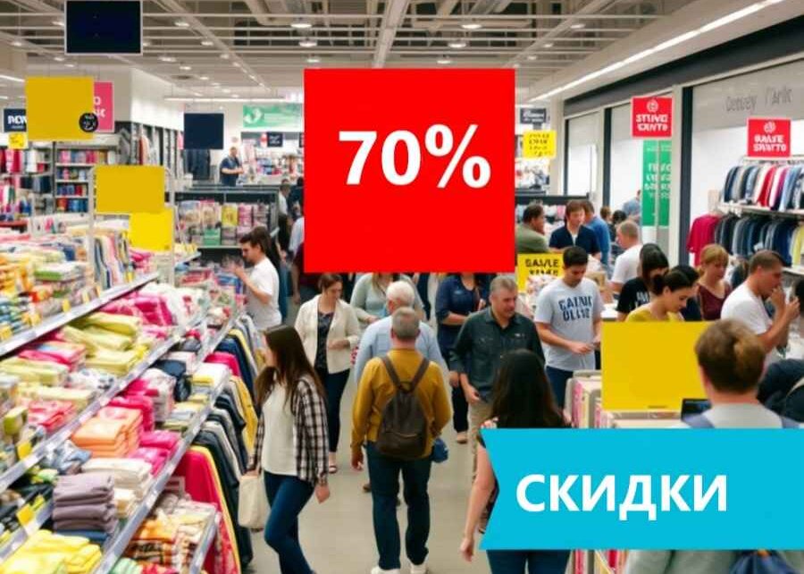 Скидки до 70 % объявили магазины Минска 24-25 мая