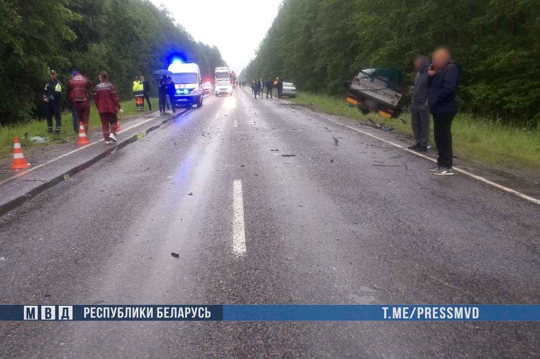 В аварии на Гомельщине трое погибших: "Рено" выехал на "встречку"