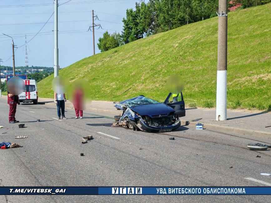 В Витебске в аварии погибла пассажирка