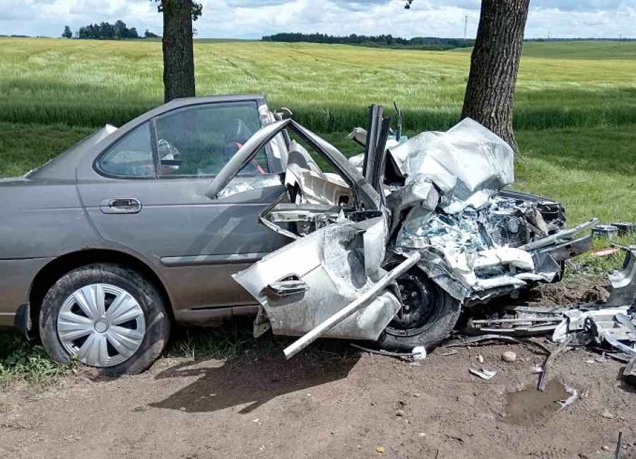 В аварии в Витебском районе погибла подросток по вине водителя-новичка