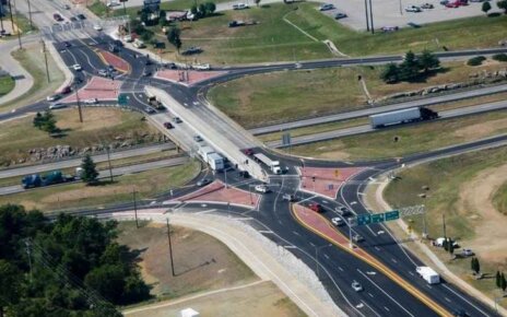 В Минске появилась дивиргентная ромбовидная развязка на пересечении МКАД, Игуменского тракта и улицы Бабушкина