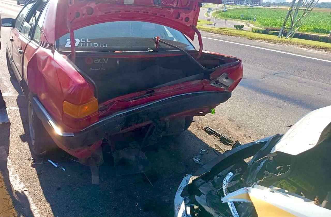 На МКАД столкнулись четыре машины