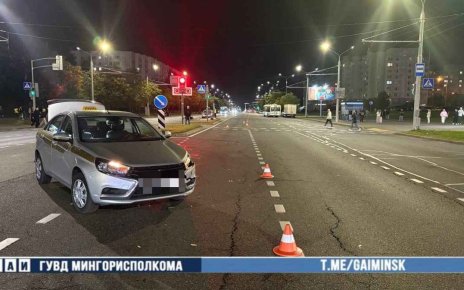 На улице Лобанка погиб байкер