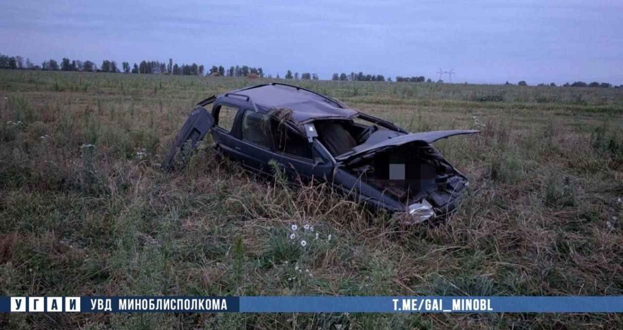 В Червенском районе погиб водитель: не справился с управлением