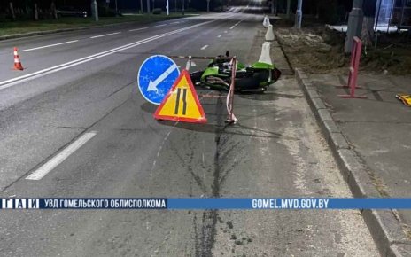 В мотоаварии в Гомеле пострадали два мотоциклиста