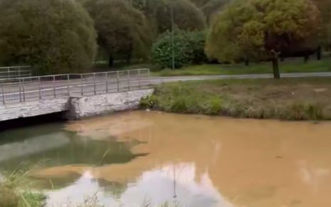 Грязные сточные воды попали в Свислочь в Минске