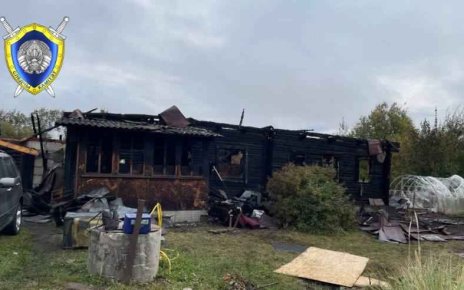 Два человека погибли на пожаре в Копыльском районе