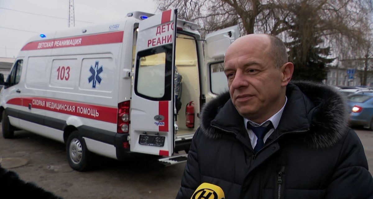 В Минске представили первый белорусский детский реанимобиль