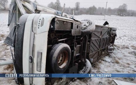 На Витебщине авария с автобусом: один погибший, шесть в больнице