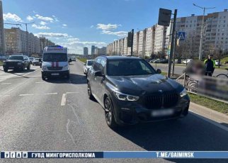 На Притыцкого "БМВ" сбил велосипедиста