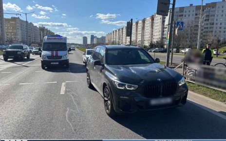 На Притыцкого "БМВ" сбил велосипедиста