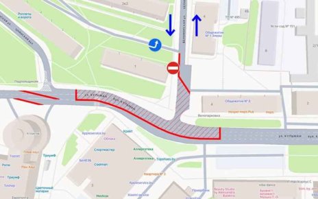 Внимание, водители: в Минске вводятся изменения в движении на улицах Кульман и Беломорской