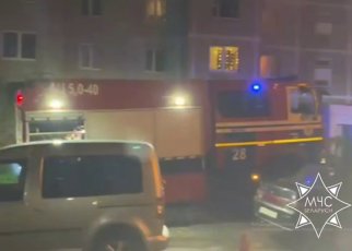 Ночью в квартире на Лобанка был пожар - спасен мужчина