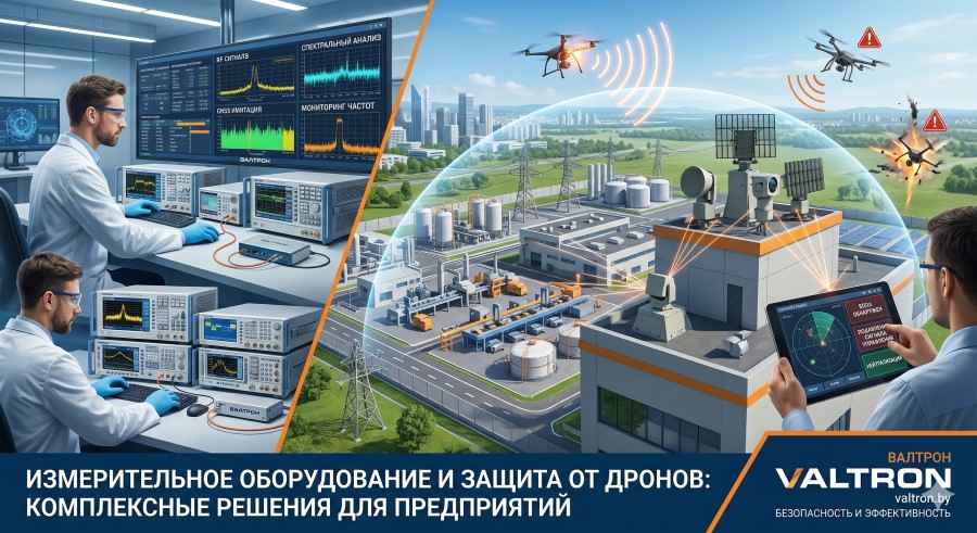 Измерительное оборудование и защита от дронов: как «Валтрон» помогает предприятиям работать безопасно и эффективно