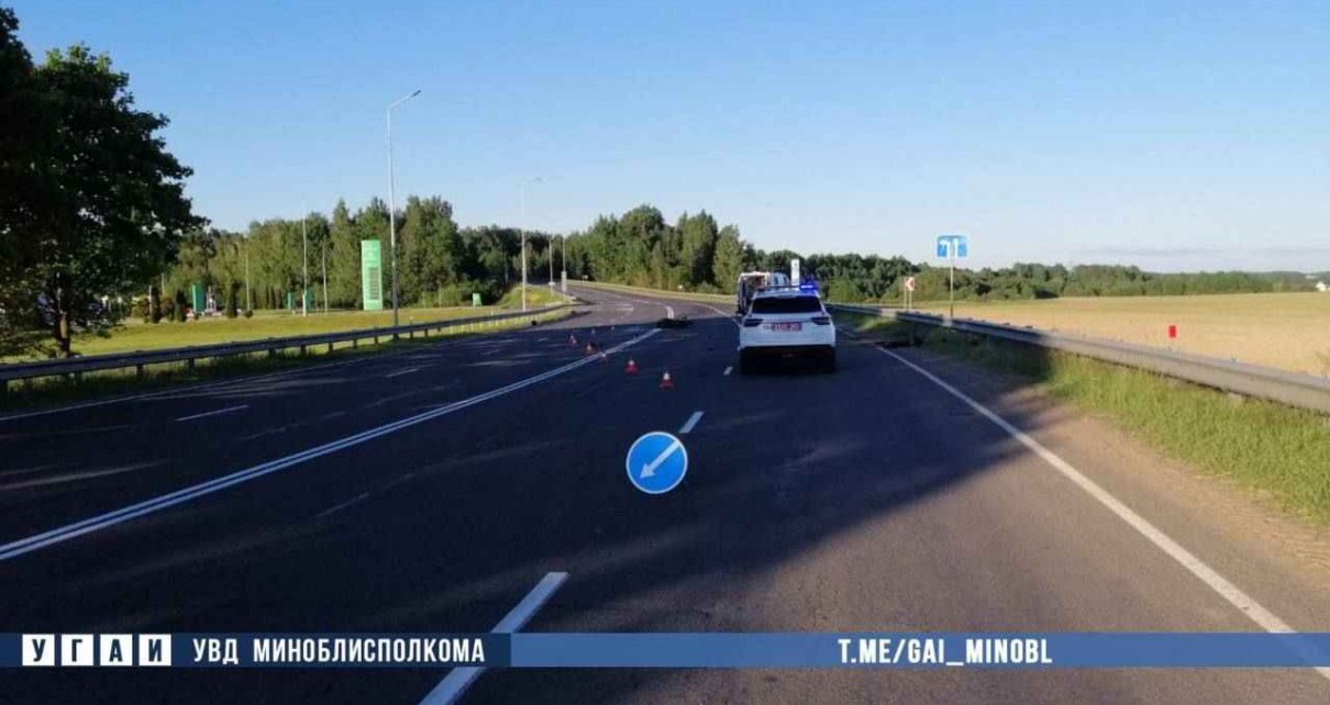 В Молодечно мотоциклист погиб в результате ДТП