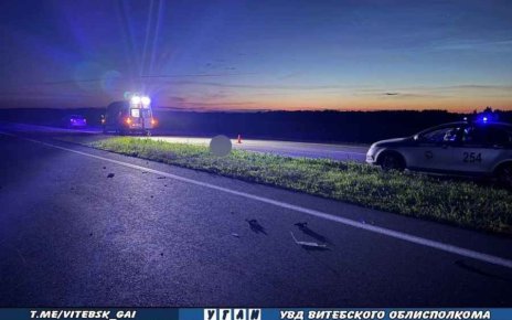 В Витебском районе пешеход погиб под колесами автомобиля