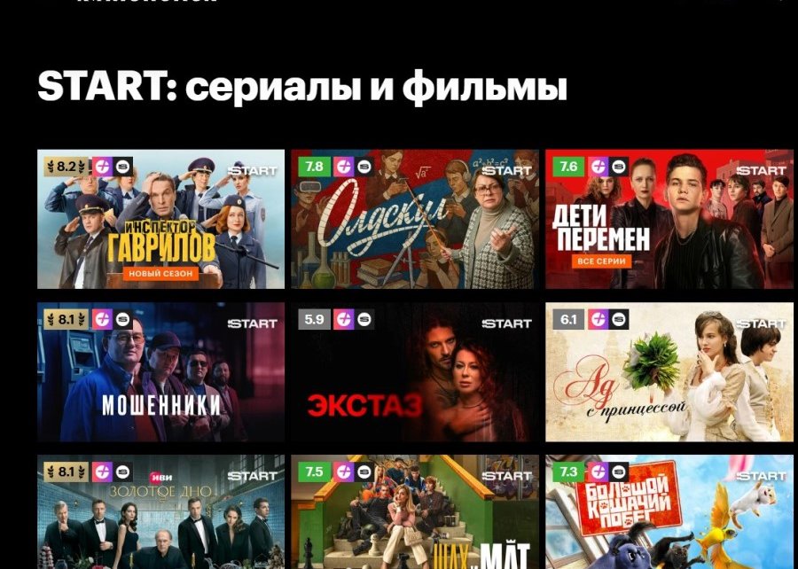 На Кинопоиске в Беларуси появилась опция с доступом к контенту онлайн-кинотеатра START