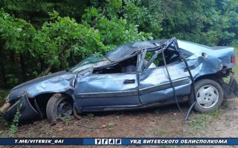 В Полоцком районе в аварии погиб молодой водитель