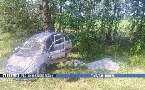 В аварии под Столбцами погибла пассажирка Citroen