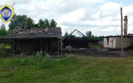 В Борисовском районе на пожаре погибли двое мужчин