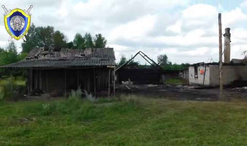 В Борисовском районе на пожаре погибли двое мужчин
