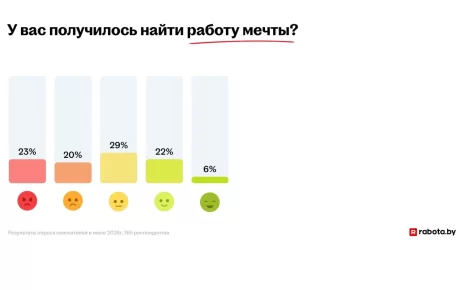 Больше четверти белорусов нашли работу мечты. И не всегда дело в деньгах