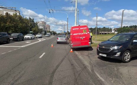 В Сухарево ДТП - такси подрезало маршрутку