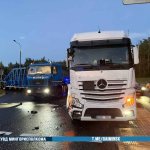 Два грузовика столкнулись на улице Ваупшасова В Минске столкнулись два грузовика на улице Ваупшасова