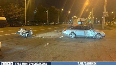 На Рафиева автомобилист не пропустил мотоцикл. Результат – ДТП