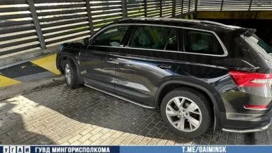 Skoda пробила стену и оказалась в подземном паркинге на улице Щорса