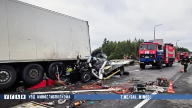 В Смолевичском районе в аварии с фурой погиб водитель